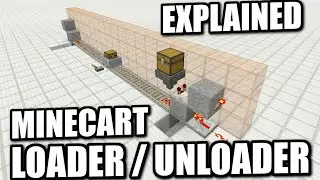 Minecraft PS4 - MINECART LOADER / UNLOADER - EXPLAINED - How To - Tutorial ( PS3 / XBOX ) WII