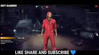 Money Heist Event | Free Fire Redeem code | Free Fire #moneyheist #newupdate