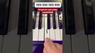 So EASY! 🧛‍♀️ Vampire Piano Tutorial 💔💔💔