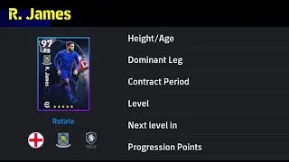 How To Train R. James in eFootball 2024