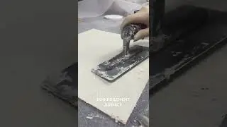Так звучит микроцемент. Смотреть со звуком. 
