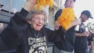 Buffs superfan, 99, overcomes injury for season opener