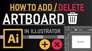 How to add or delete Artboard in Illustrator | Quick Method | Zeedign Tutorials