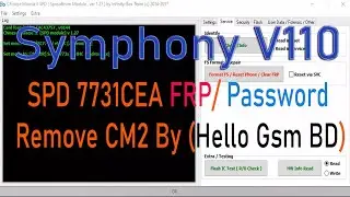 Symphony V110 Android 6.0 SPD 7731CEA FRP Password Remove CM2