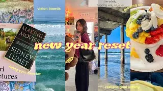 2024 GLOW UP | goal setting, vision boards & creating healthy habits