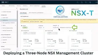 Deploying a Three-Node NSX Management Cluster | Configure Virtual IP | Review Cluster details on CLI