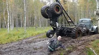 Испытания ТРОЕПЕДА на болоте пошли не по плану!