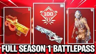 *NEW* ALL TIER 100 REWARDS! (Apex Legends Season 1 Battle Pass)