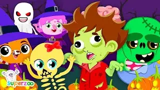 Baby Shark Spooky | Singalong Nursery Rhymes for Kids | Superzoo