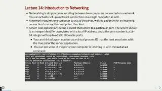 CS 110 Lecture 14: Introduction to Networking