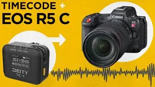 Timecode on EOS R5 C | Deity TC-1 + Canon EOS R5 C