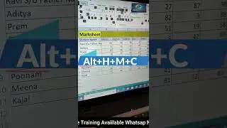 Excel Hack: 🤯💥Wrap Text & Merge Center Shortcuts You Need to Know 🚀📊