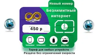 Безлимитный интернет Мегафон для модемов и роутеров.Лето 2024