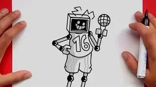 How to Draw Hex from Friday Night Funkin'