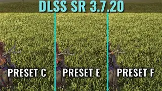 Preset C vs E vs F - DLSS 3.7.20 - Comparison in 5 Games - RTX 3070 - 1440p