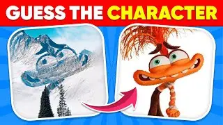 Guess the INSIDE OUT 2 Characters by ILLUSION 😨😡🤢 Squint Your Eyes | Inside Out 2 Movie Quiz