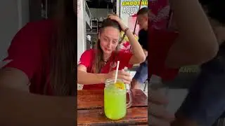 Argentina probando GUARO - Cacique - Recuerdos de Costa Rica 🇨🇷