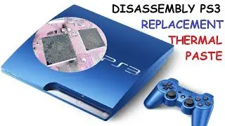 PS3 replacement paste, disassembly console Sony Playstation 3 Slim Model CHECH 2008