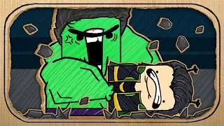 The Avengers - in a Nutshell (Cardboard Recap Animation)