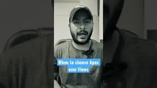 When to choose apex over flows in salesforce || salesforce developer interview question 