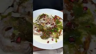 Crispy Aloo Tikki Chaat ASMR Cooking 