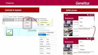 Grouping actions into groups