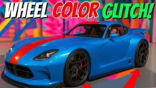 GTA 5 Online - How To Paint Stock WHEELS ANY COLOR!