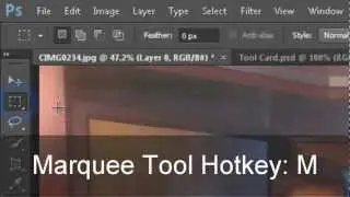 Marquee Tool (HD) Photoshop Tools Tutorial