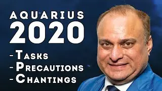 Tasks, Precautions & Chantings For Aquarius Yearly Horoscope 2020 In Hindi | Mantra | Astrology