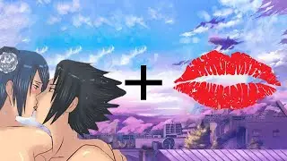 Naruto characters and kissing