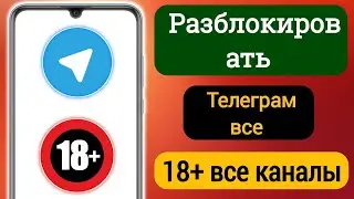 Как разблокировать все каналы Telegram 18+ (простой способ)