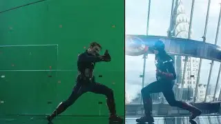 Avengers Endgame Green Screen and  VFX Breakdown by DNEG