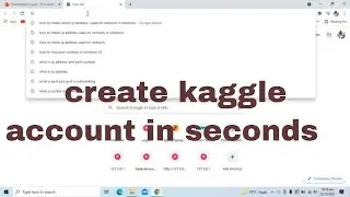How to create kaggle account ||What is kaggle account?
