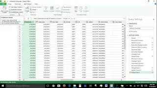 Introduction to Excel Power Query 1 (d), Add Column ribbon