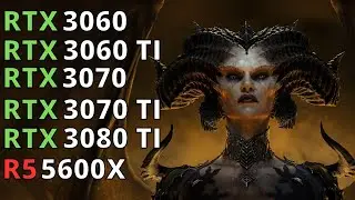 DIABLO 4 RTX 3060 | 3060 TI | 3070 | 3070 TI | 3080 TI | 1080p 1440p 4K