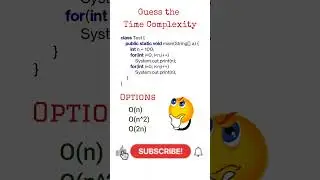 Day 88 | Time Complexity interview question#2 | #java