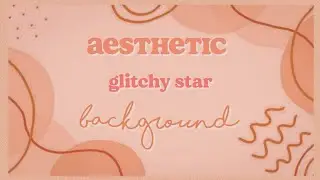 AESTHETIC GLITCHY STAR BACKGROUND [ with color schemes ]