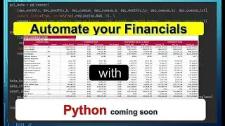 Financial Statements Automation Overview with Python Programming Language