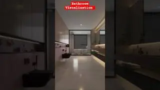 Bathroom interior lighting and rendering | 3d Sketchup and V-Ray #sketchup #Vrayrendering #rendering