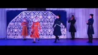 Адыгейский национальный танец (Студенческая весна 2016)