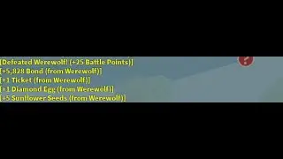 LUCKIEST WEREWOLF DROP EVER (bee swam simulator)