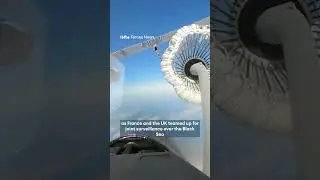 RAF and French jets in Black Sea surveillance mission✈️