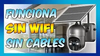 😱 360 ¡SIN CABLES y SIN WIFI! Cámara de Seguridad donde quieras! CTRONICS 2K