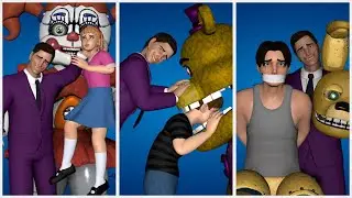SFM | FNAF William Afton Kills His Family | FNAF Animation