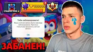 МОЙ АККАУНТ ЗАБЛОКИРОВАЛИ 😭 СПИДРАНА 100К БОЛЬШЕ НЕТ...