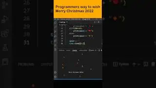 🎅 Merry Christmas 🎅  Programmers way to wish!  
