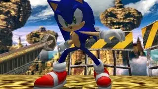 Sonic in Sky Rail - Sonic Adventure 2 PC