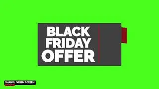 Promo Sticker Green Screen | Promotion Label | Animation Offer Sticker | Green Screen