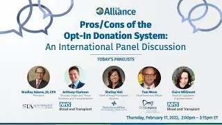 Conversation Series: Pros/Cons of the Opt-In Donation System: An International Panel Discussion