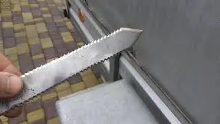 Нож Джеро своими руками, заточка не наждачным станком!